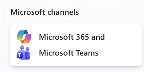 Liste der Microsoft-Kanäle mit Microsoft 365 and Microsoft Teams